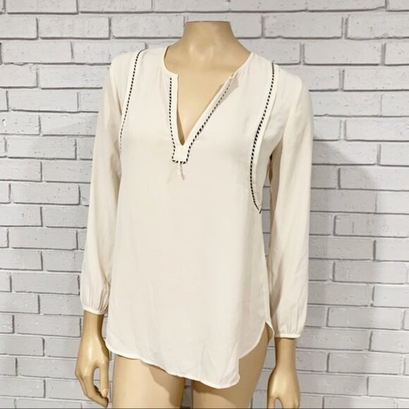 J Crew Women’s Cream Trim Top - Picture 12 of 12